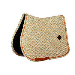Kentucky Samt-Sattelpad mit Print Farbig