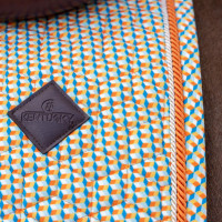 Kentucky Samt-Sattelpad mit Print Farbig Kentucky Samt-Sattelpad mit Print Farbig