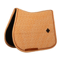 Kentucky Samt-Sattelpad mit Print Farbig Orange