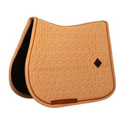 Kentucky Samt-Sattelpad mit Print Orange