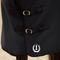 Fleece-Decke mit Hals Imperial Riding Fundamental Schwarz