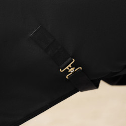 Fleece-Decke mit Hals Imperial Riding Fundamental Schwarz