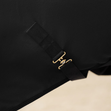 Fleece-Decke mit Hals Imperial Riding Fundamental Schwarz