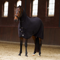 Fleece-Decke mit Hals Imperial Riding Fundamental Schwarz