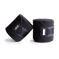 Polobandagen Equestrian Stockholm Ganz in Schwarz glänzend