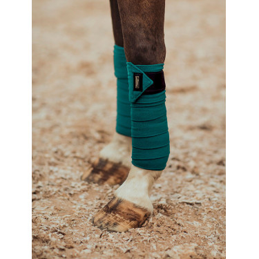 Polobandagen Equestrian Stockholm Smaragd Gr&amp;amp;amp;uuml;n