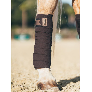 Polobandagen Equestrian Stockholm Goldbraun