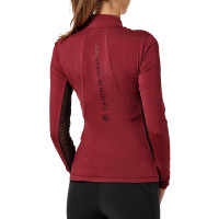 Base Layer Equestrian Stockholm Air Breeze Sunshirt Damen Bordeaux