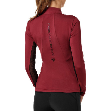 Base Layer Equestrian Stockholm Air Breeze Sunshirt Damen Bordeaux