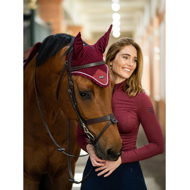 Base Layer Equestrian Stockholm Air Breeze Sunshirt Damen Bordeaux