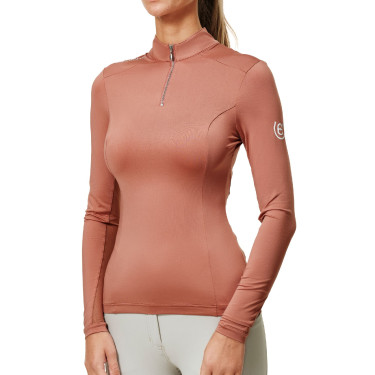 Base Layer Equestrian Stockholm Air Breeze Sunshirt Damen Koralle Rosa