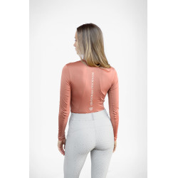 Base Layer Equestrian Stockholm Air Breeze Sunshirt Damen Koralle Rosa