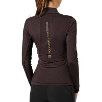 Base Layer Equestrian Stockholm Air Breeze Sunshirt Damen Golden Kastanie Braun