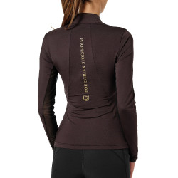 Base Layer Equestrian Stockholm Air Breeze Sunshirt Damen Golden Kastanie