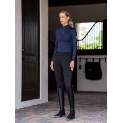Base Layer Equestrian Stockholm Air Breeze Sunshirt Damen Mitternachtsblau Marineblau