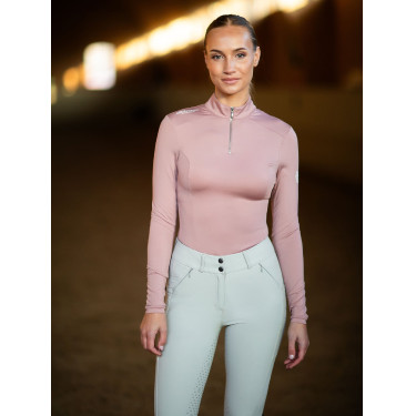 Base Layer Equestrian Stockholm Air Breeze Sunshirt Damen Pink Rosa