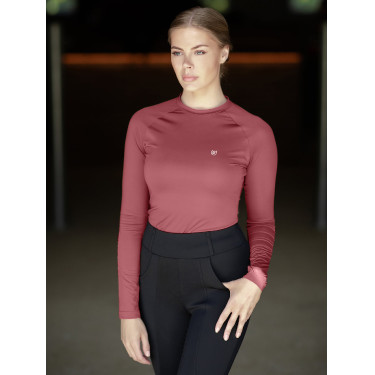 Baselayer Equestrian Stockholm Dynamic Damen Langarm Rosa Bernstein