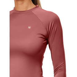 Baselayer Equestrian Stockholm Dynamic Damen Langarm Rosa Bernstein