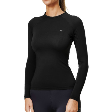 Baselayer Equestrian Stockholm Dynamic Damen Langarm Schwarz