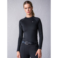 Baselayer Equestrian Stockholm Dynamic Damen Langarm Lagunenrosa Blau