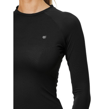 Baselayer Equestrian Stockholm Dynamic Damen Langarm Schwarz