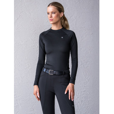 Baselayer Equestrian Stockholm Dynamic Damen Langarm Schwarz
