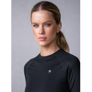 Baselayer Equestrian Stockholm Dynamic Damen Langarm Schwarz