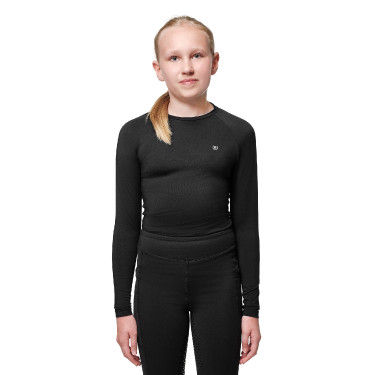Baselayer Equestrian Stockholm Dynamic Young Rider Langarmshirt Schwarz Baselayer Equestrian Stockholm Dynamic Young Rider Langarmshirt Schwarz