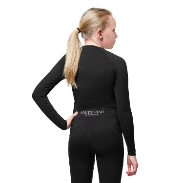 Baselayer Equestrian Stockholm Dynamic Young Rider Langarmshirt Schwarz Baselayer Equestrian Stockholm Dynamic Young Rider Langarmshirt Schwarz