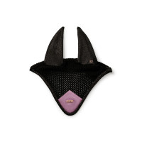Fliegenhaube Equestrian Stockholm Ganz in Schwarz glänzend