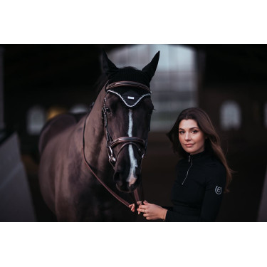 Fliegenhaube Equestrian Stockholm Schwarz Edition
