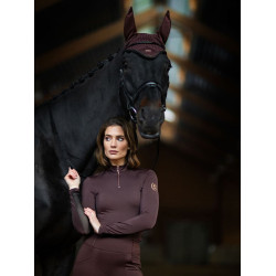 Fliegenhaube Equestrian Stockholm Endloser Glanz Braun