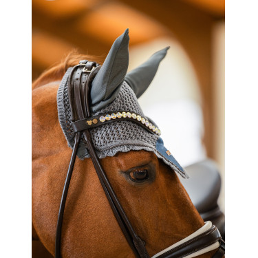 Fliegenhaube Equestrian Stockholm Metallic-Blau