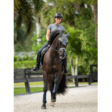 Fliegenhaube Equestrian Stockholm Metallic-Blau