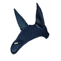 Fliegenhaube Equestrian Stockholm Ganz in Schwarz glänzend