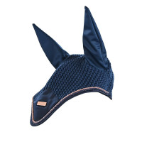 Fliegenhaube Equestrian Stockholm Ganz in Schwarz glänzend Fliegenhaube Equestrian Stockholm Ganz in Schwarz glänzend