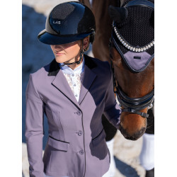 Fliegenhaube Equestrian Stockholm schalldämpfend Dunkles Violett Lila
