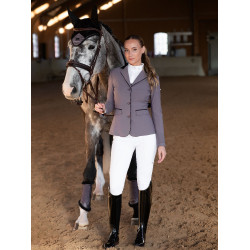 Fliegenhaube Equestrian Stockholm schalldämpfend Dunkles Violett Lila