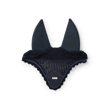 Fliegenhaube Equestrian Stockholm schalldämpfend Silbermarine