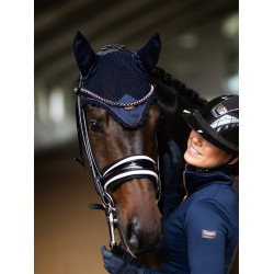 Moderne Fliegenhaube Equestrian Stockholm Lagunenrosa Blau