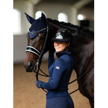 Moderne Fliegenhaube Equestrian Stockholm Lagunenrosa Blau
