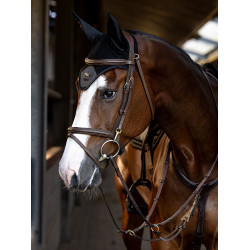 Fliegenhaube Equestrian Stockholm Performance Schwarz