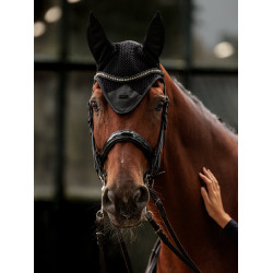 Fliegenhaube Equestrian Stockholm Performance Schwarz