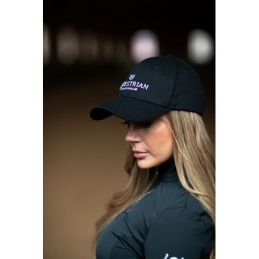 Kappe Equestrian Stockholm Schwarz Weiß