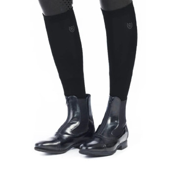 Socken Equestrian Stockholm Bamboo Blend Young Rider Schwarz