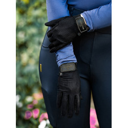 Reithandschuhe Equestrian Stockholm Summer Schwarz Gold