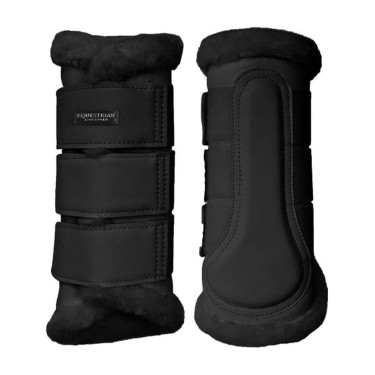 Dressurgamaschen Equestrian Stockholm Ganz schwarz