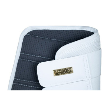Dressurgamaschen Equestrian Stockholm Mesh Goldweiß Marineblau