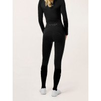 Reitleggings Equestrian Stockholm Movement Damen Ganz schwarz Reitleggings Equestrian Stockholm Movement Damen Ganz schwarz