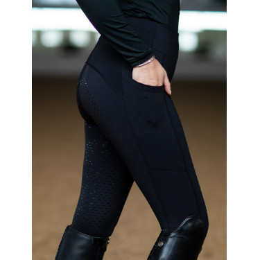 Reitleggings Equestrian Stockholm Movement Damen Ganz schwarz